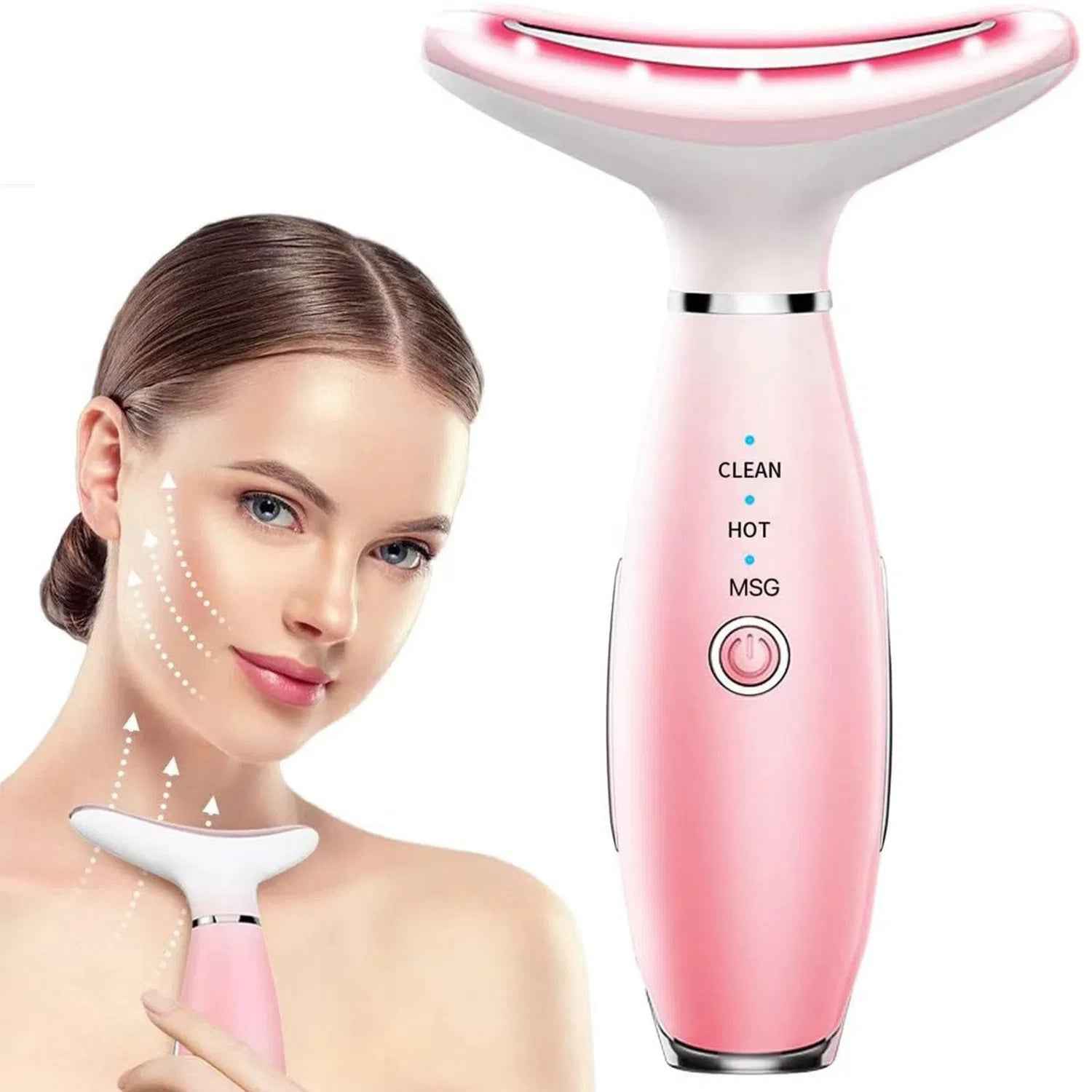 Neck Face Massager, Skin Care Face Massage Tool, 3-in-1 Facial