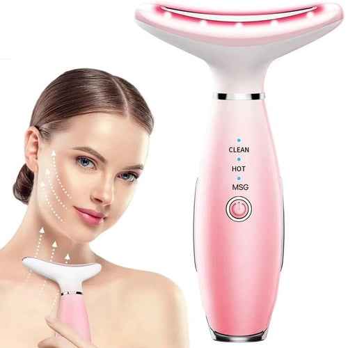 Neck Face Massager, Skin Care Face Massage Tool, 3-in-1 Facial