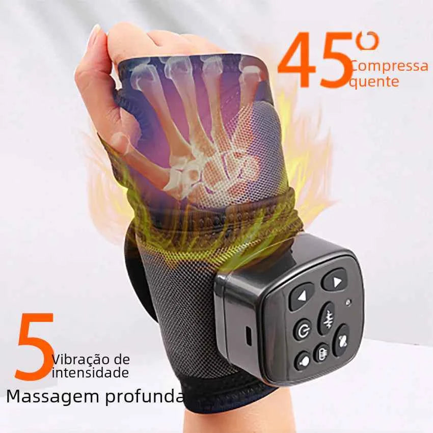 Rechargeable Wrist Massager with Heat Therapy Function - MassageKraft