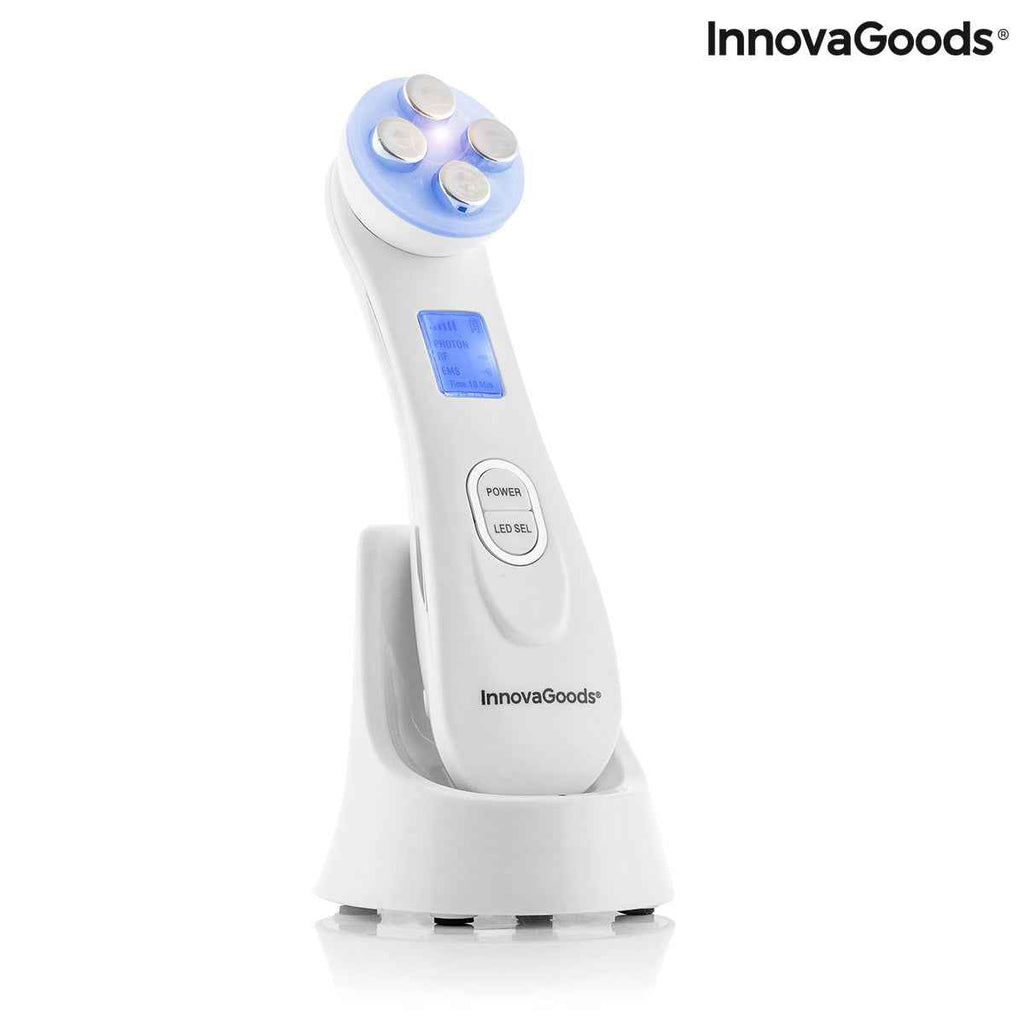 Facial Massager with Radiofrequency, Phototherapy and