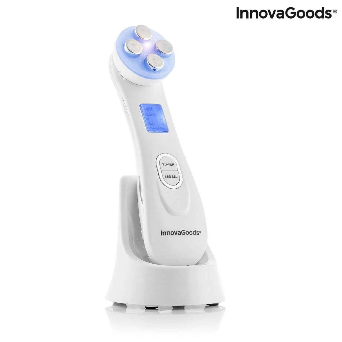 Facial Massager with Radiofrequency, Phototherapy and