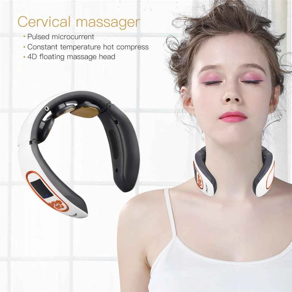 Smart Neck and Back Massager for Ultimate Relaxation and Pain Relief - MassageKraft