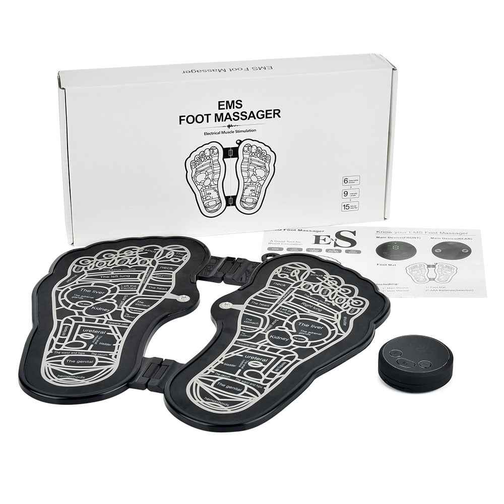 Electric EMS Foot Massager Pad Massage Products Foldable Foot Massage