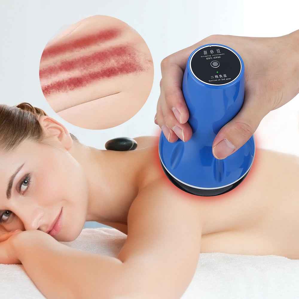 Electric Guasha Massager for Fat Burning and Body Slimming with Vacuum Function