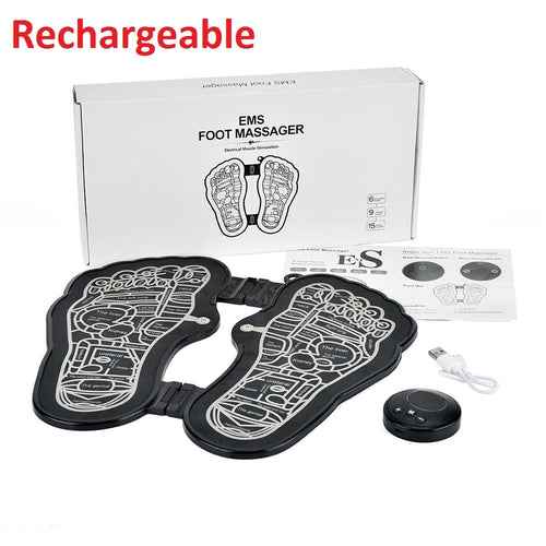 Electric EMS Foot Massager Pad Massage Products Foldable Foot Massage