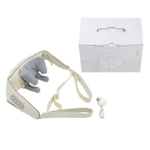 Shiatsu 5D Neck and Back Massager Shawl with Chiropractic Kneading功能