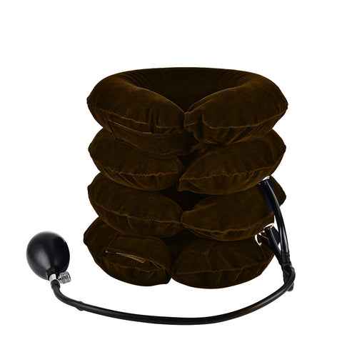 Neck Traction Support Device - 3/4 Layer Inflatable Air Cervical Neck Massager