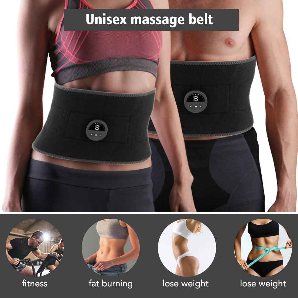 EMS Body Massager Belt for Abdomen Muscle & Anti-Cellulite Therapy