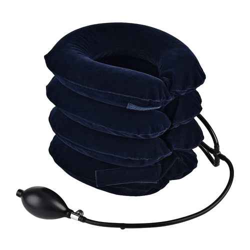 Neck Traction Support Device - 3/4 Layer Inflatable Air Cervical Neck Massager