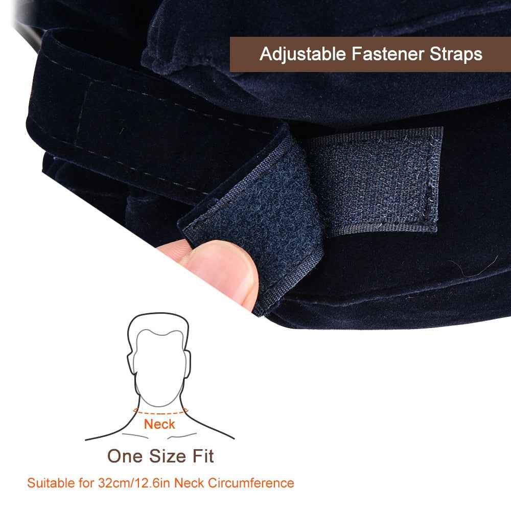 Neck Traction Support Device - 3/4 Layer Inflatable Air Cervical Neck Massager