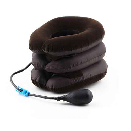 Neck Traction Support Device - 3/4 Layer Inflatable Air Cervical Neck Massager