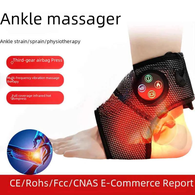 Heated Vibration Ankle Massager - MassageKraft