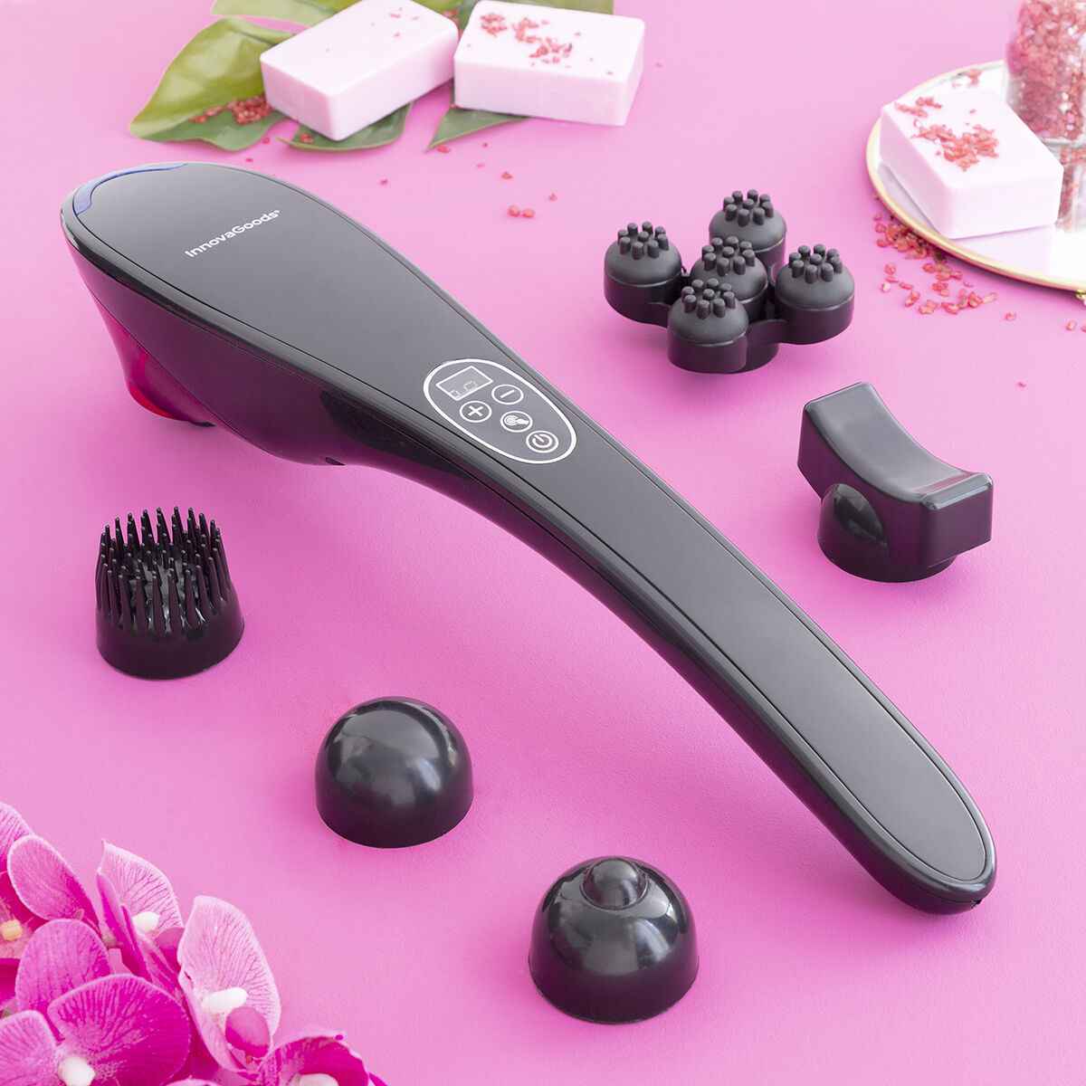 Pro Anti-Cellulite Vacuum Device by InnovaGoods - Rechargeable Handheld Massager for Effective Skin Firming - MassageKraft