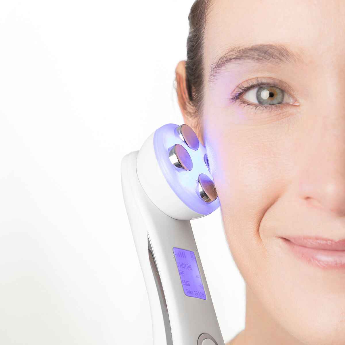 Facial Massager with Radiofrequency, Phototherapy and