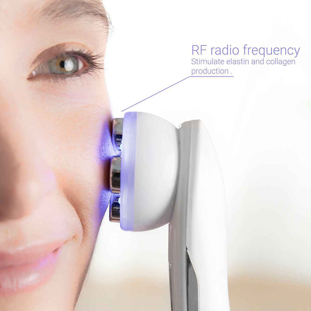 Facial Massager with Radiofrequency, Phototherapy and