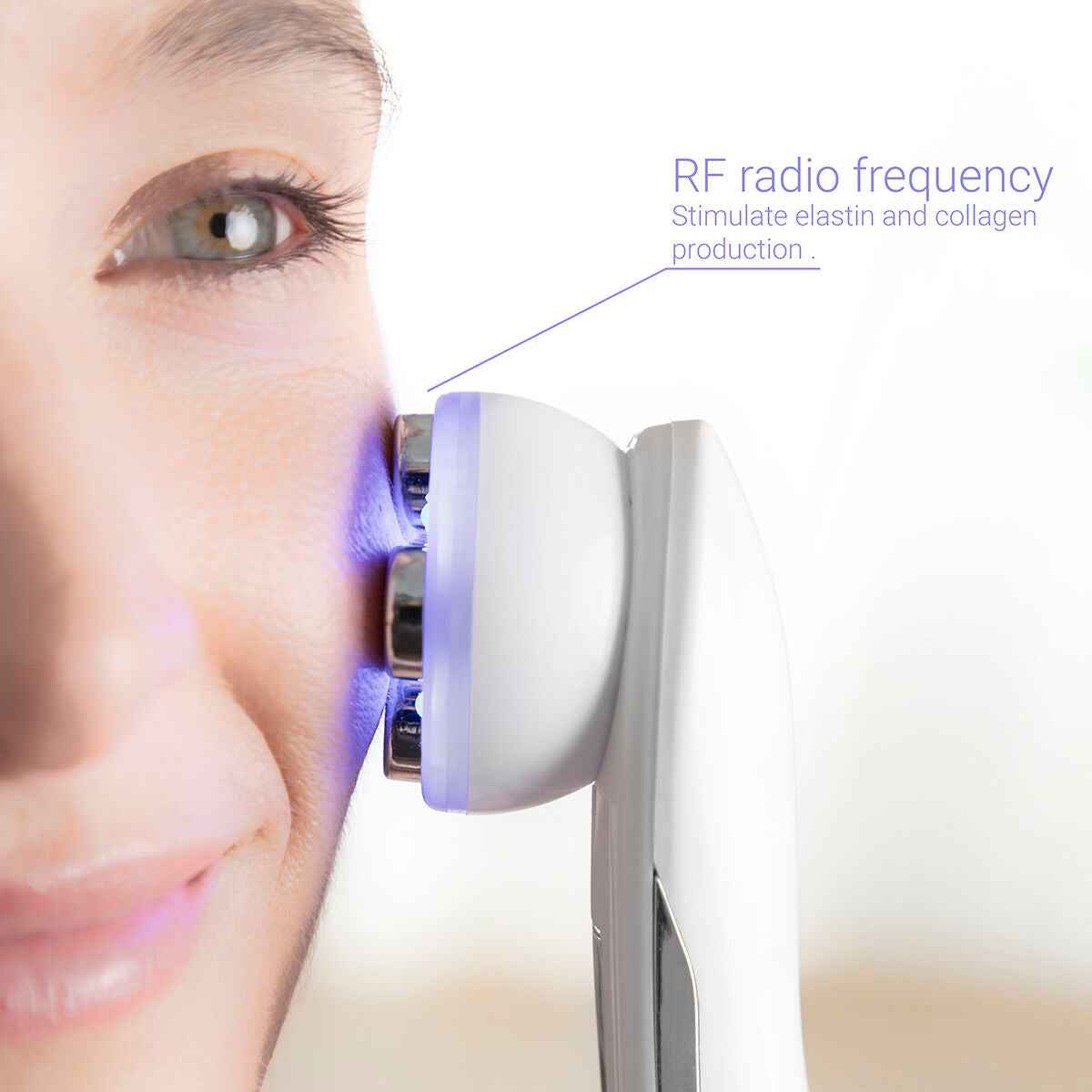 Facial Massager with Radiofrequency, Phototherapy and