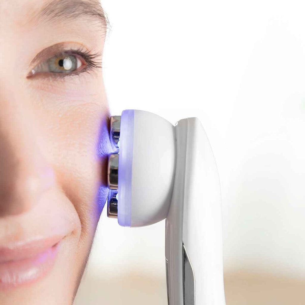 Facial Massager with Radiofrequency, Phototherapy and