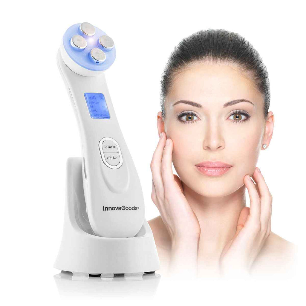 Facial Massager with Radiofrequency, Phototherapy and