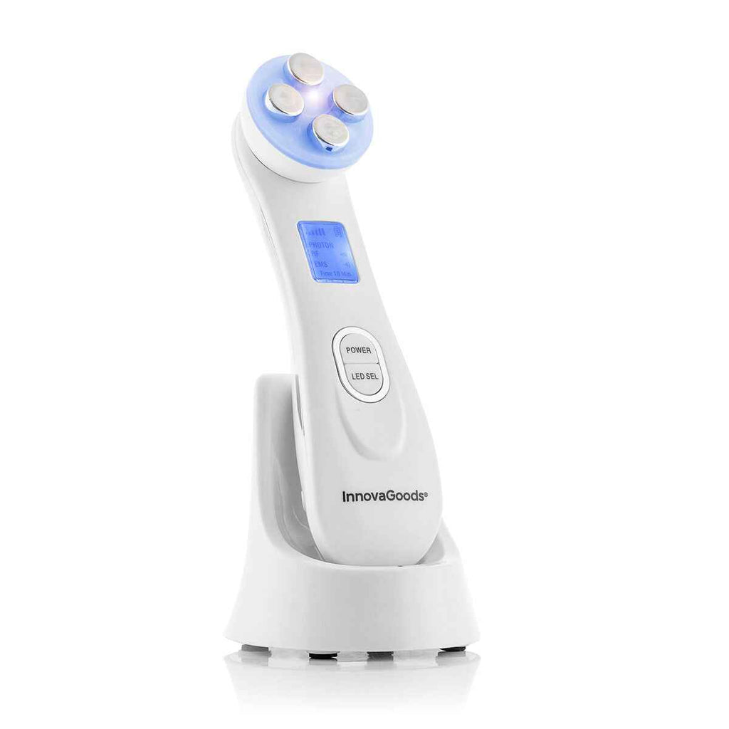 Facial Massager with Radiofrequency, Phototherapy and