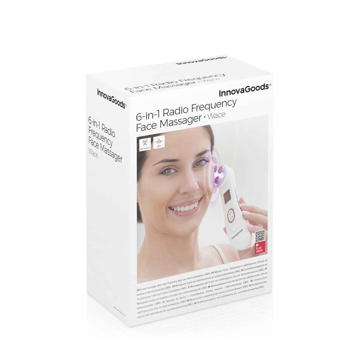 Facial Massager with Radiofrequency, Phototherapy and