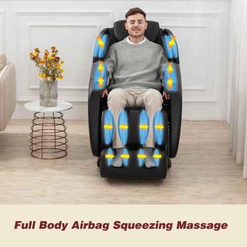 Massage Chair Recliner with Zero Gravity and Bluetooth Speaker for Ultimate Relaxation