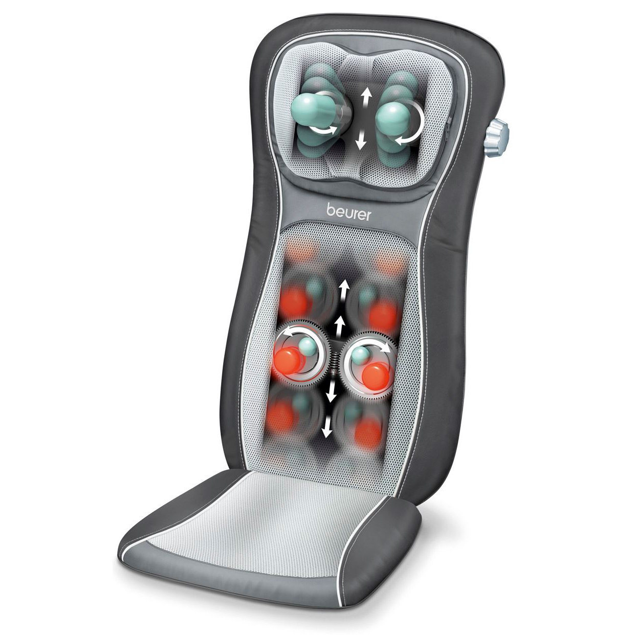 Beurer MG 260 Black Massage Mat for Relaxing Body Massage - MassageKraft