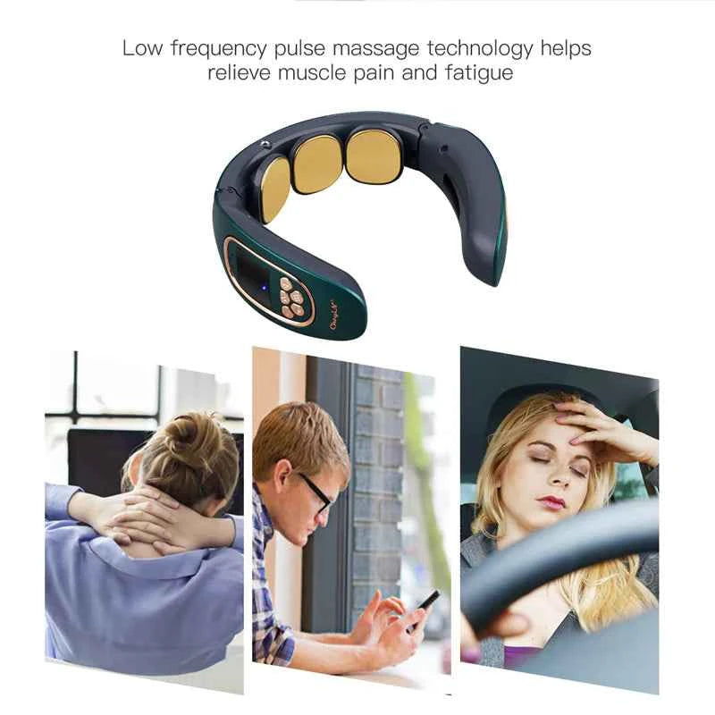 Smart Neck and Back Massager for Ultimate Relaxation and Pain Relief - MassageKraft