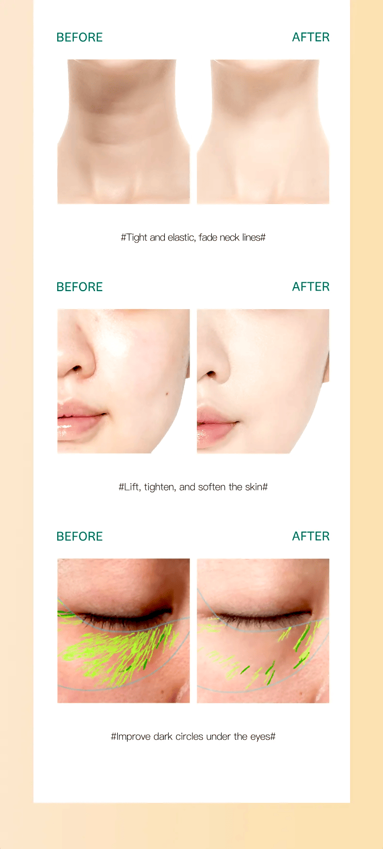 DELPHY Triple Head Facial Massager for High Vibration Lifting - MassageKraft