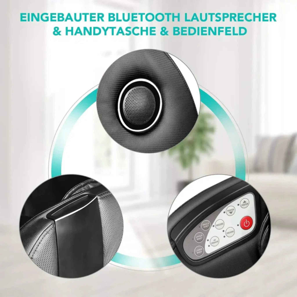 Naipo A150 Shiatsu Massage Chair | Bluetooth & Stylish Design - MassageKraft