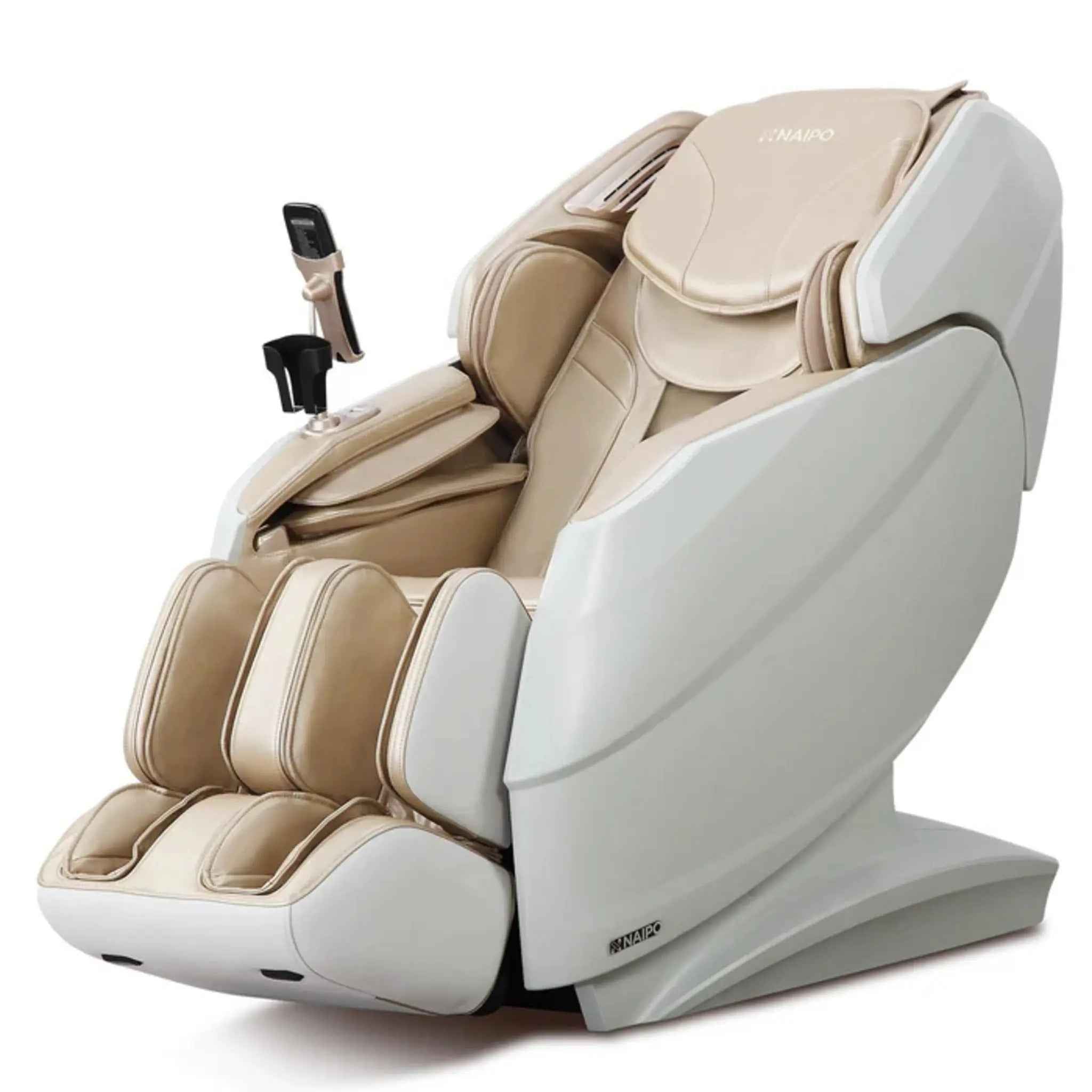 Naipo R50 Massage Chair White - Premium 3D Massage Chair for Ultimate Relaxation - MassageKraft