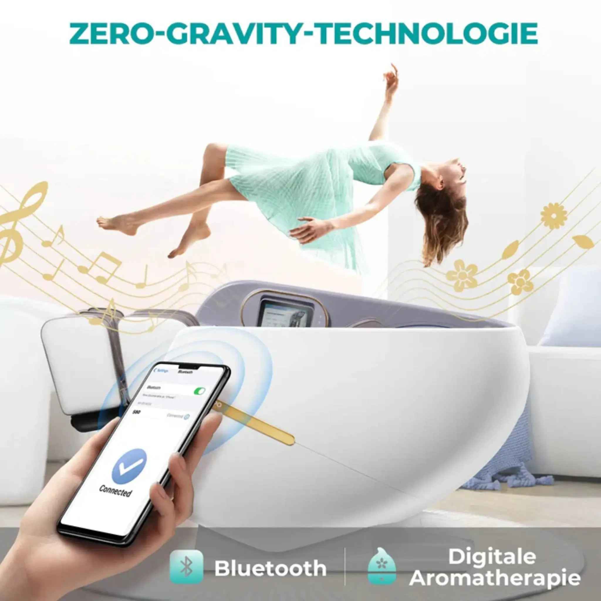 Buy NAIPO S80 4D massage chair Professional White - MassageKraft