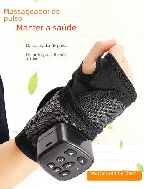 Rechargeable Wrist Massager with Heat Therapy Function - MassageKraft